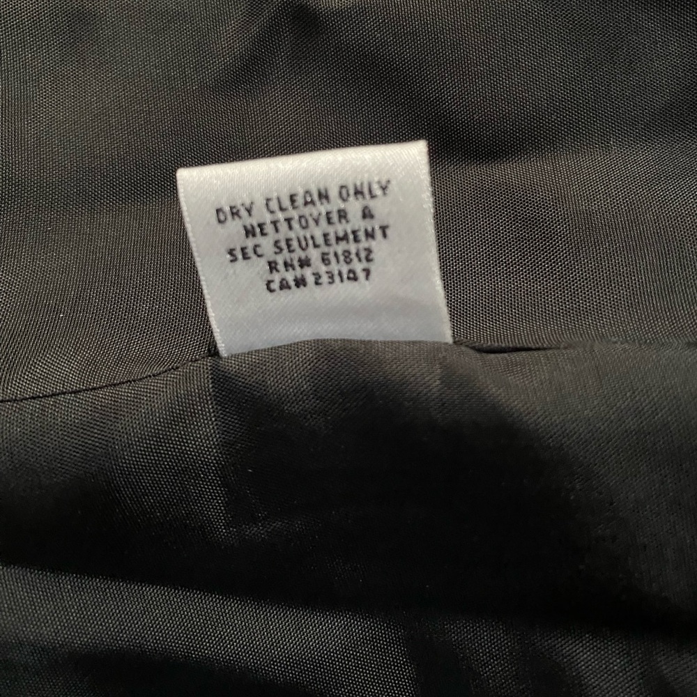Talbots Women’s Vintage Gray Herringbone Tweed Preppy Longline Coat Size 12 - Picture 13 of 13